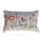 Hello Honey® 24" Multicolor Flower & Fringe Cotton Slub Lumbar Pillow